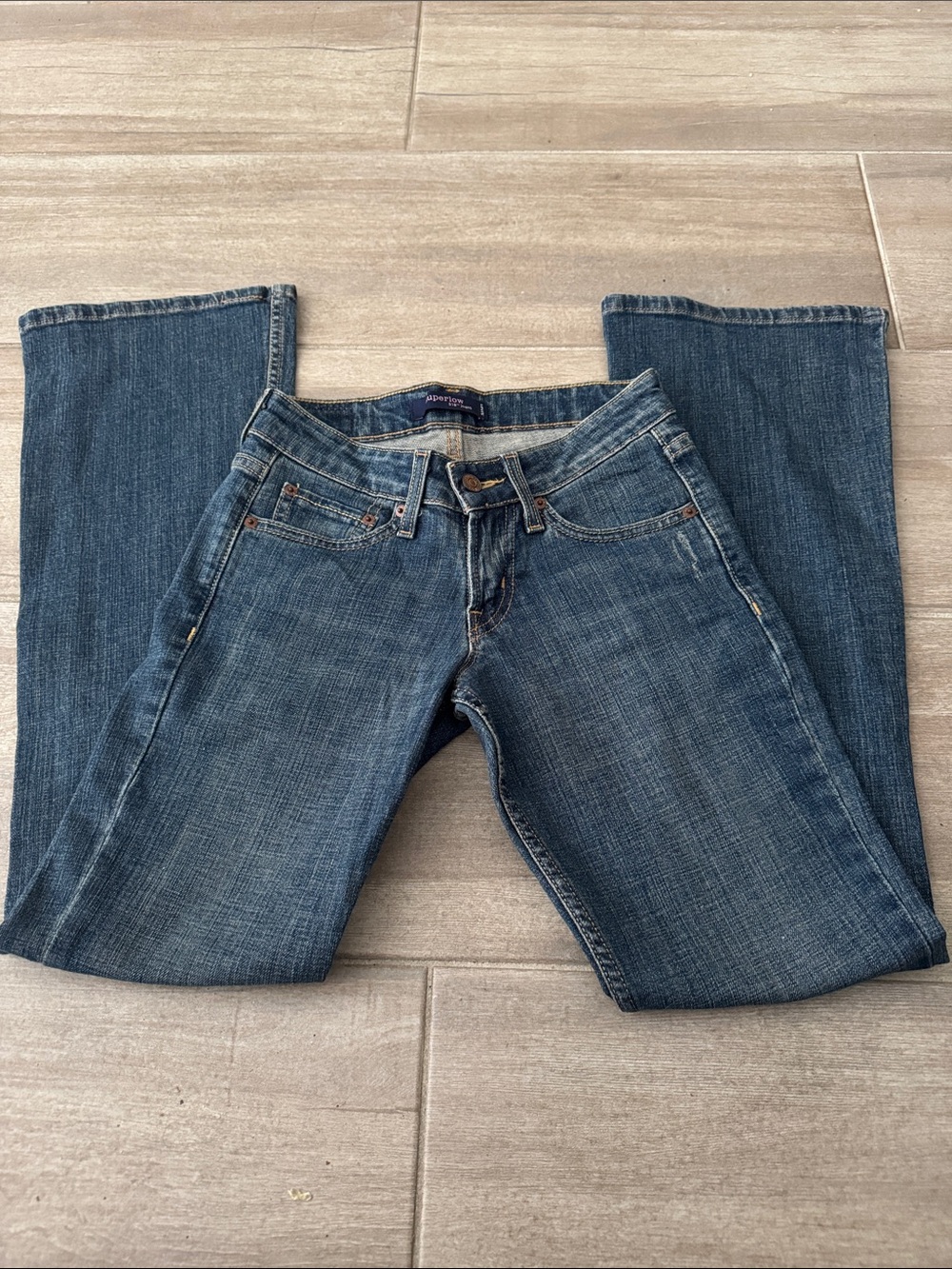 Levis 518 Superlow Stretch Bootcut SZ 0 Short Vintage Y2K Jeans